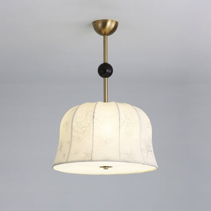Blossom Curve Pendant Lamp Dia 23.6″ x H 9.8″ / Gold & White Pendant light