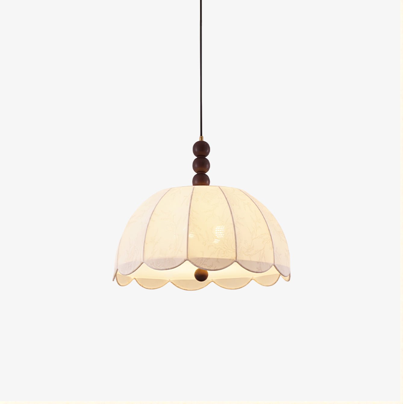 Blossom Fabric Pendant Light Dia 21.7″ x H 10.6″ / Dia 55cm x H 27cm / Beige Pendant light