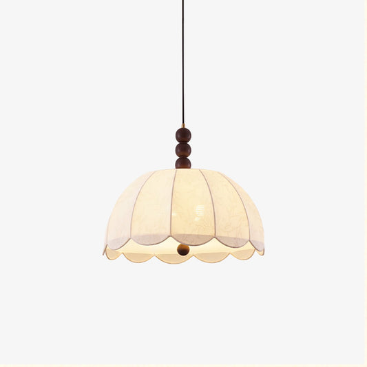 Blossom Fabric Pendant Light Dia 21.7″ x H 10.6″ / Dia 55cm x H 27cm / Beige Pendant light