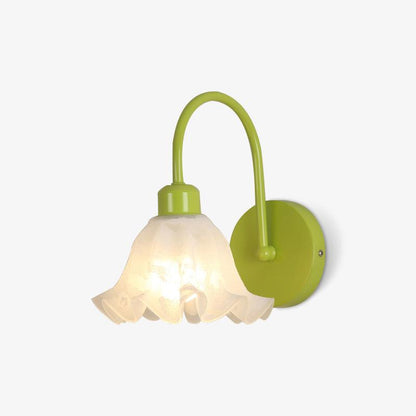 Blossom Wall Light ? 6.7″ x H 9.8″ / Dia 17cm * H 25cm / Green Wall lamp