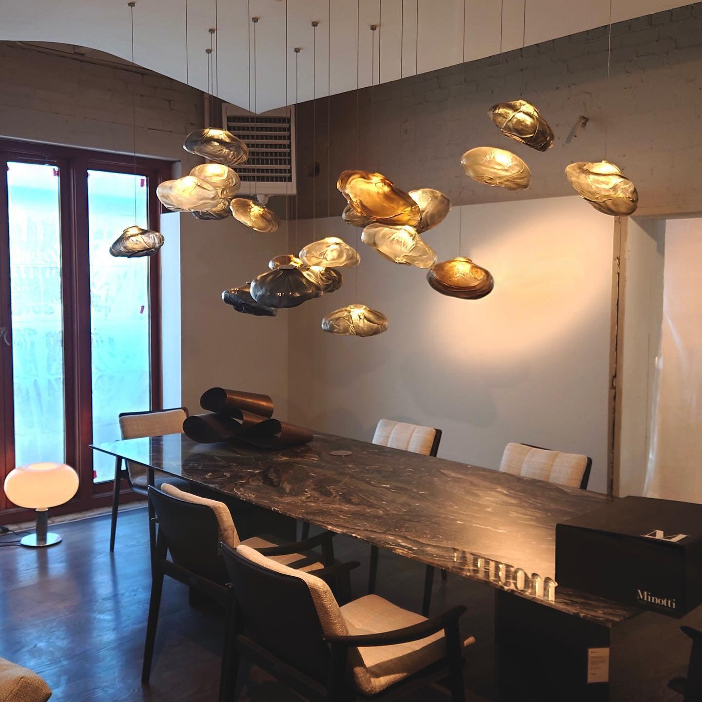 Blown Glass Mesh Pendant Light 1001 Pendant light