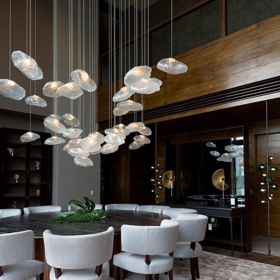 Blown Glass Mesh Pendant Light 1001 Pendant light