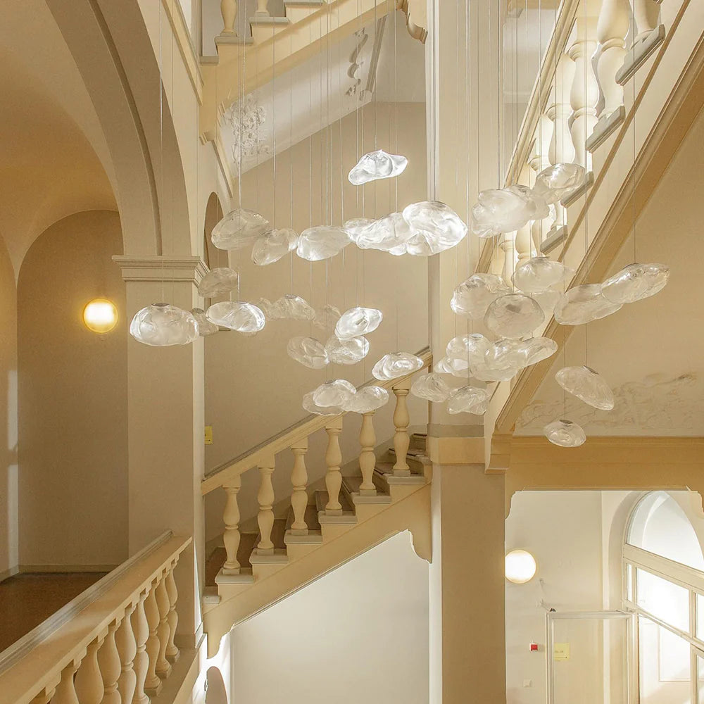 Blown Glass Mesh Pendant Light 1001 Pendant light
