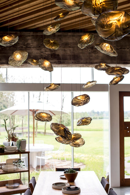 Blown Glass Mesh Pendant Light 1001 Pendant light