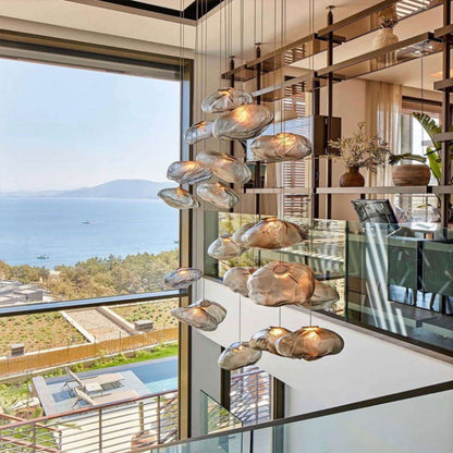 Blown Glass Mesh Pendant Light 1001 Pendant light