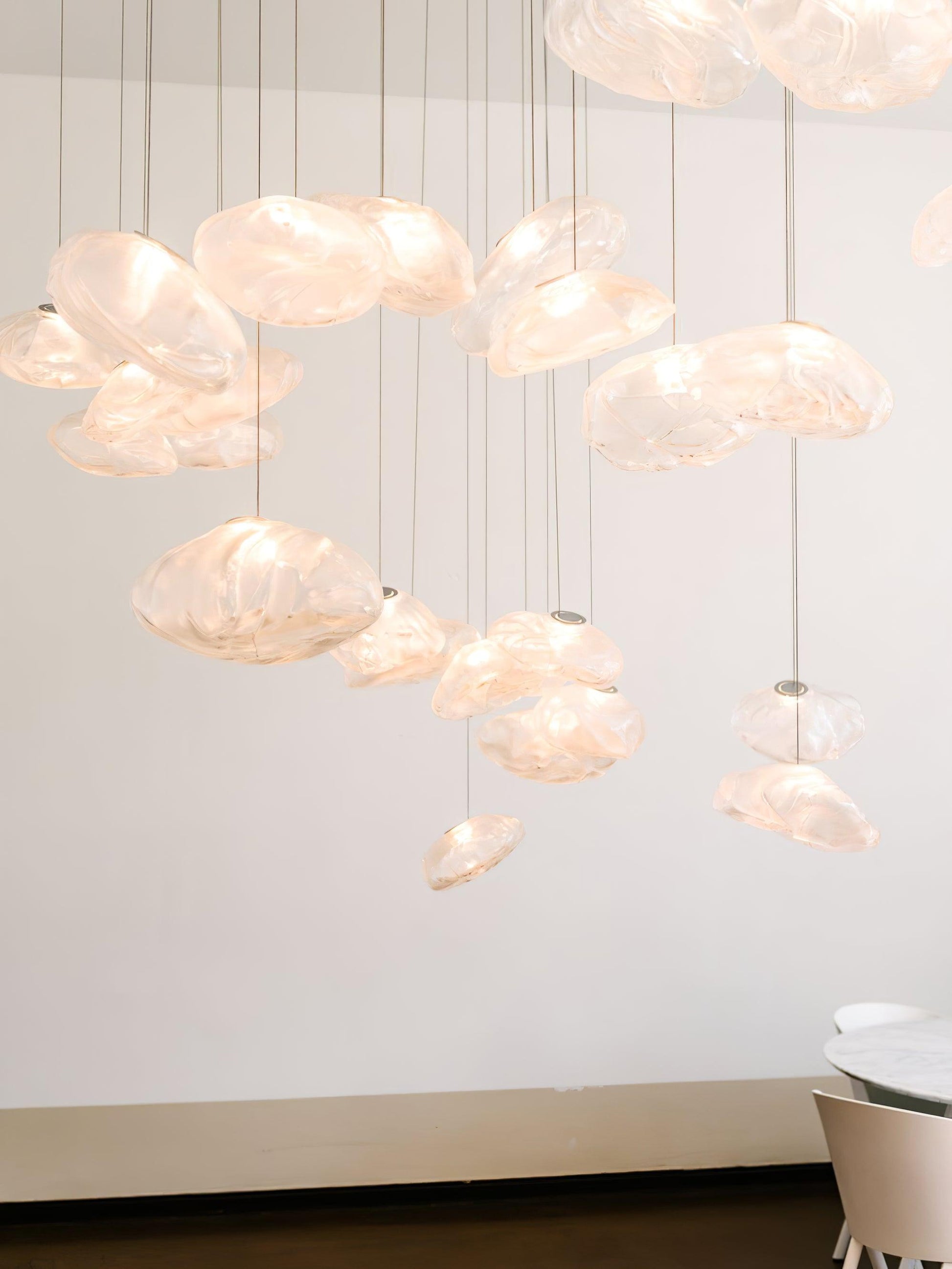 Blown Glass Mesh Pendant Light 1001 Pendant light