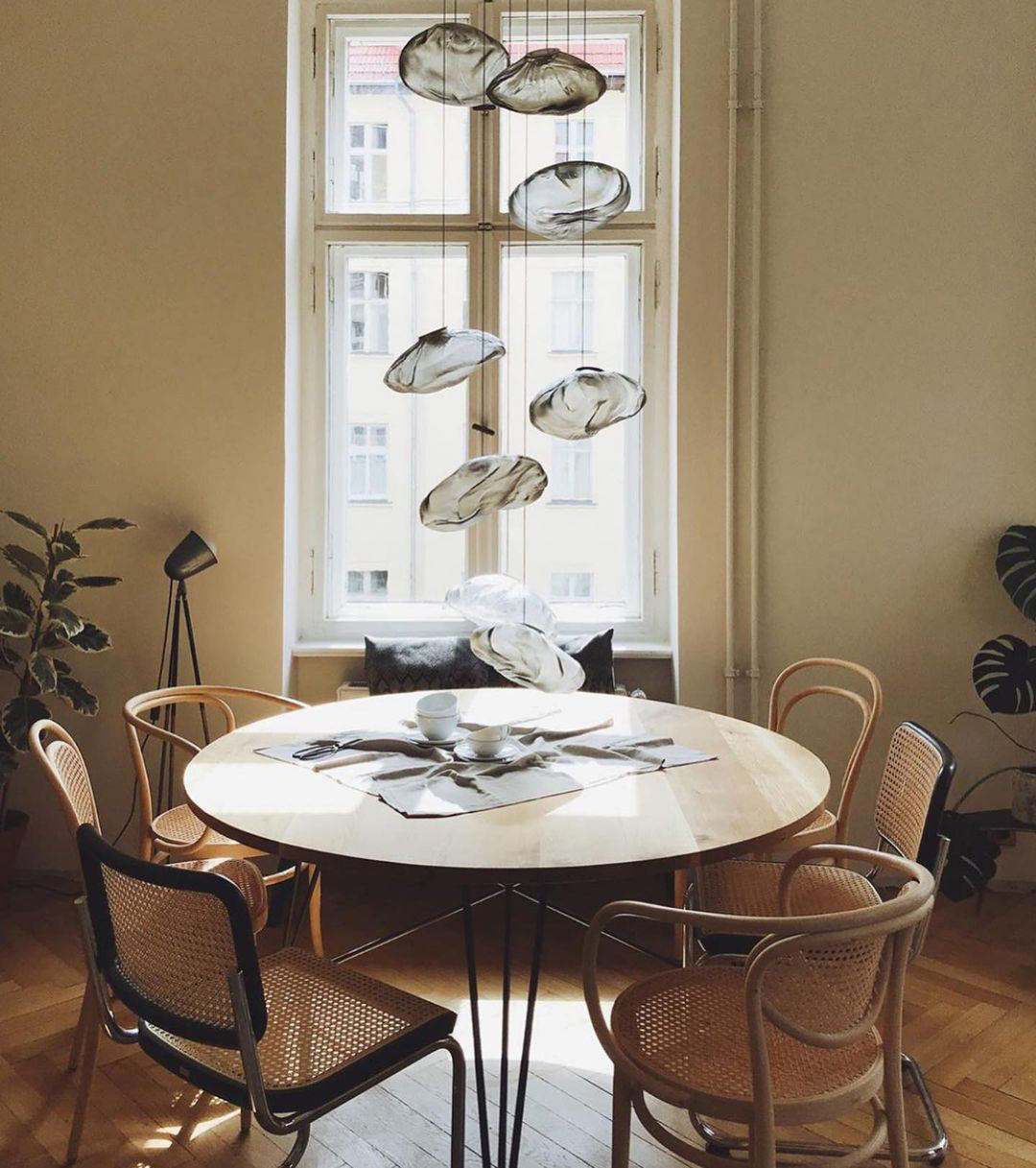 Blown Glass Mesh Pendant Light 1001 Pendant light