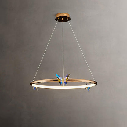 Blue Butterfly Chandelier Chandelier