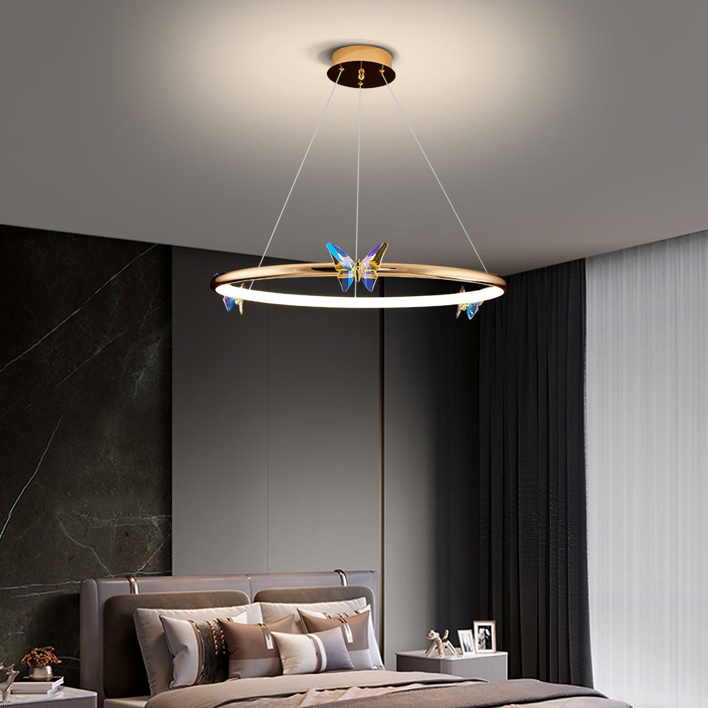 Blue Butterfly Chandelier Chandelier