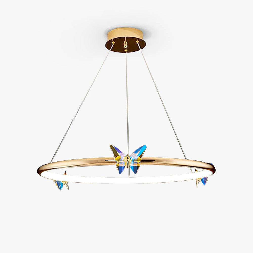 Blue Butterfly Chandelier Chandelier