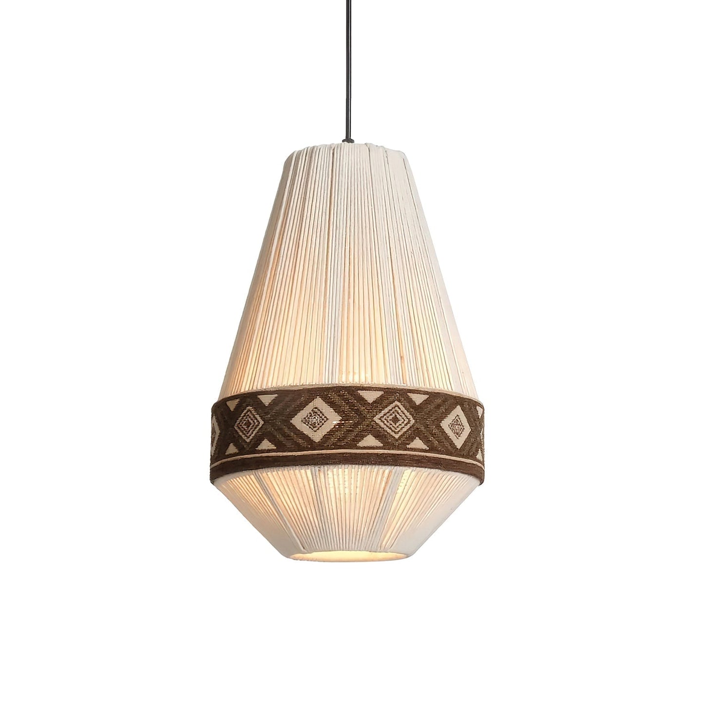 Bohemian Fringe Pendant Lamp Model B Dia 8.7″ x H 12.6 / Blue Pendant light