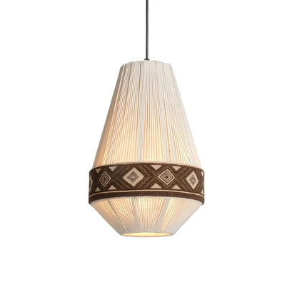 Bohemian Fringe Pendant Lamp Model B Dia 8.7″ x H 12.6 / Blue Pendant light