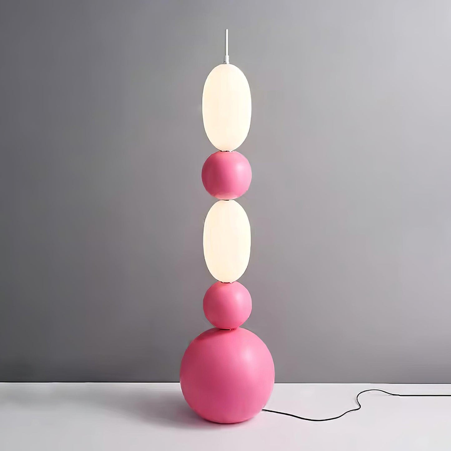 Bola Floor Lamp Dia 15.7″ x H 62.9″ / Dia 40cm x H 160m / Pink / US plug Floor lamp