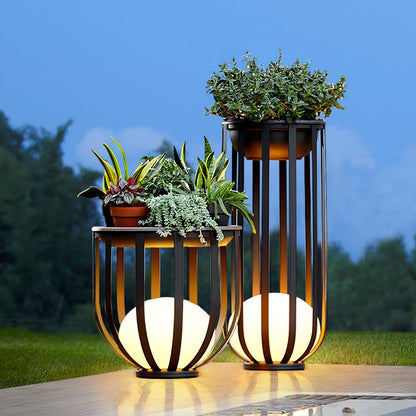 Bols Outdoor Garden Lamp with Solar Panel Floor lamp