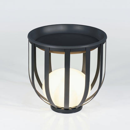 Bols Outdoor Garden Lamp ? 21.7″ x H 21.3″ / Dia 55cm x H 54cm / Model A: Wired Version Model / Warm Light Floor lamp