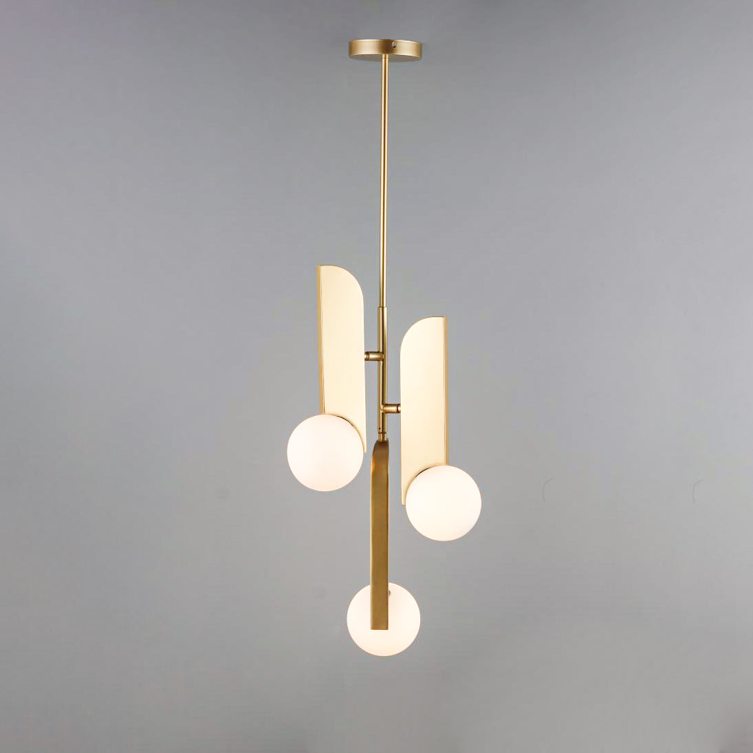 Bower Pendant lamp ? 11.8″ x H 46.9″ / Dia 30cm x H 119cm / Copper plating & White Pendant light