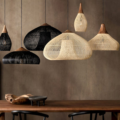 Braided Rattan Pendant Lamp Pendant light