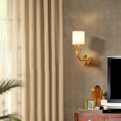 Brass Deer Head Wall Light Wall lamp