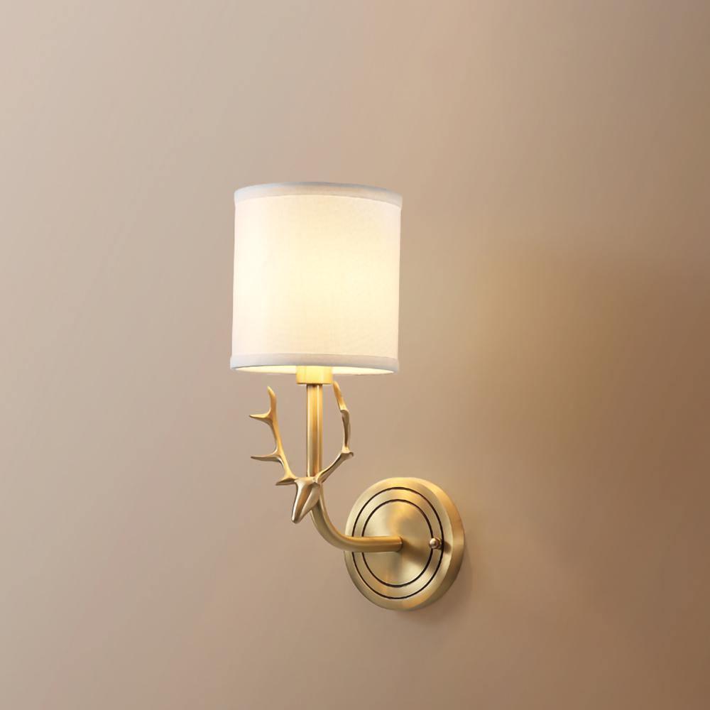 Brass Deer Head Wall Light Wall lamp
