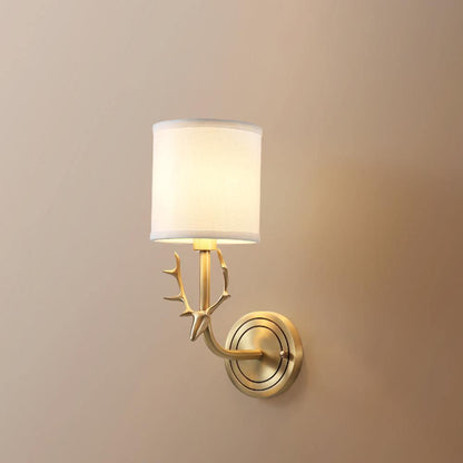 Brass Deer Head Wall Light Wall lamp