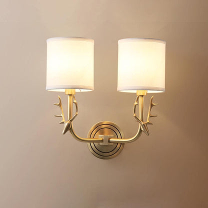 Brass Deer Head Wall Light Wall lamp