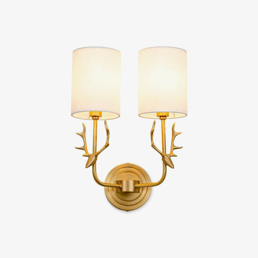 Brass Deer Head Wall Light Wall lamp