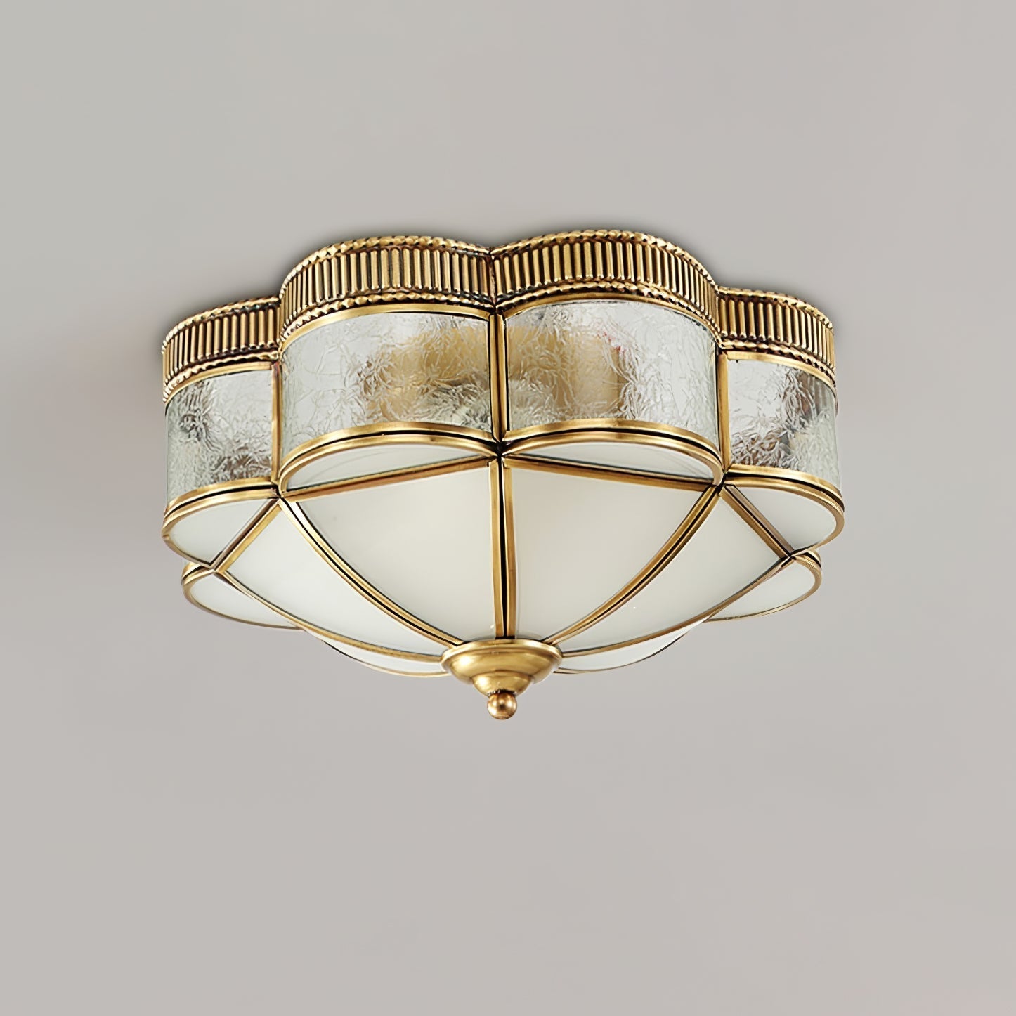 Brass Domed Flush Ceiling Lamp Ceiling lamp