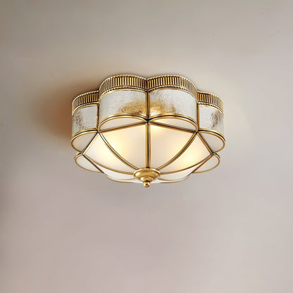 Brass Domed Flush Ceiling Lamp Ceiling lamp