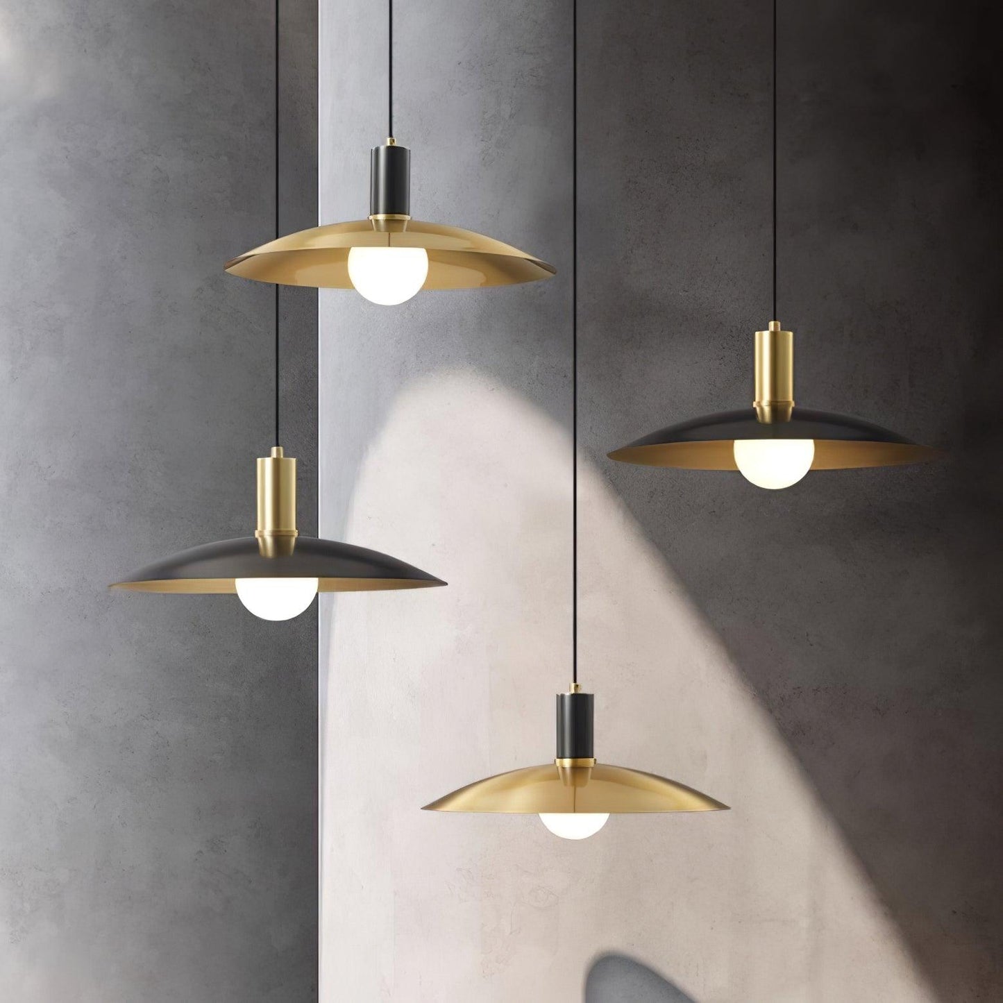 Brass Flared Pendant Lamp Pendant light