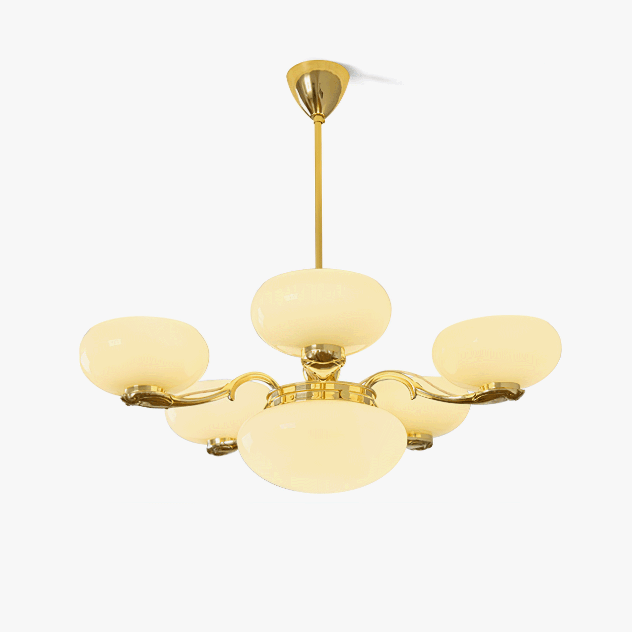 Brass Radiance Orb Chandelier Chandelier