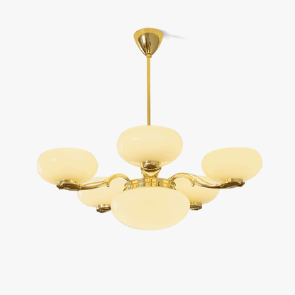 Brass Radiance Orb Chandelier Chandelier
