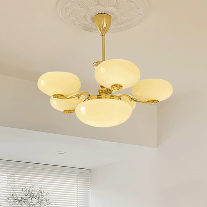 Brass Radiance Orb Chandelier Chandelier
