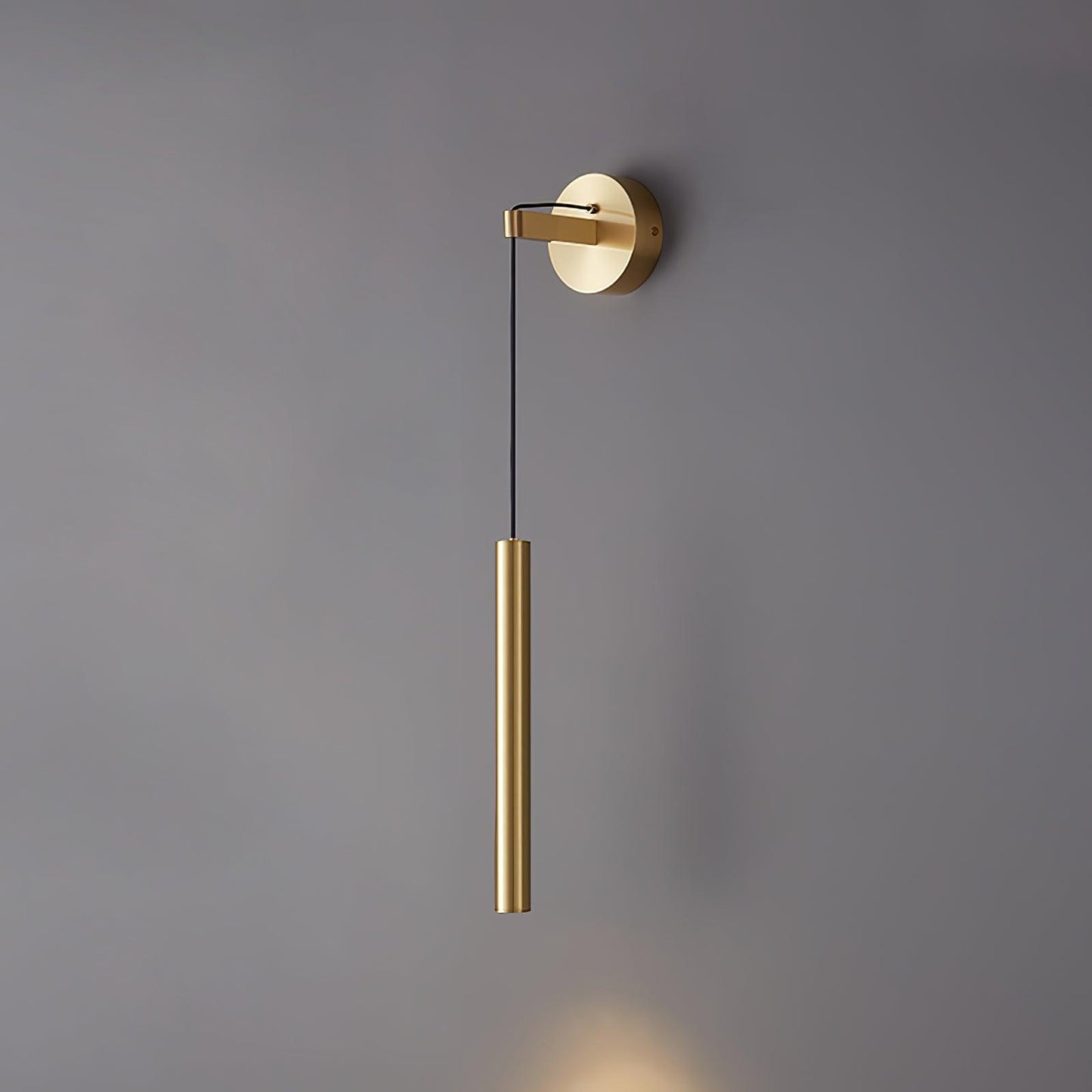Brass Line Wall Light Dia 3.9″ x H 23.6″ / Dia 10cm x H 60cm / Brass / Three-Color Changing Light Wall lamp