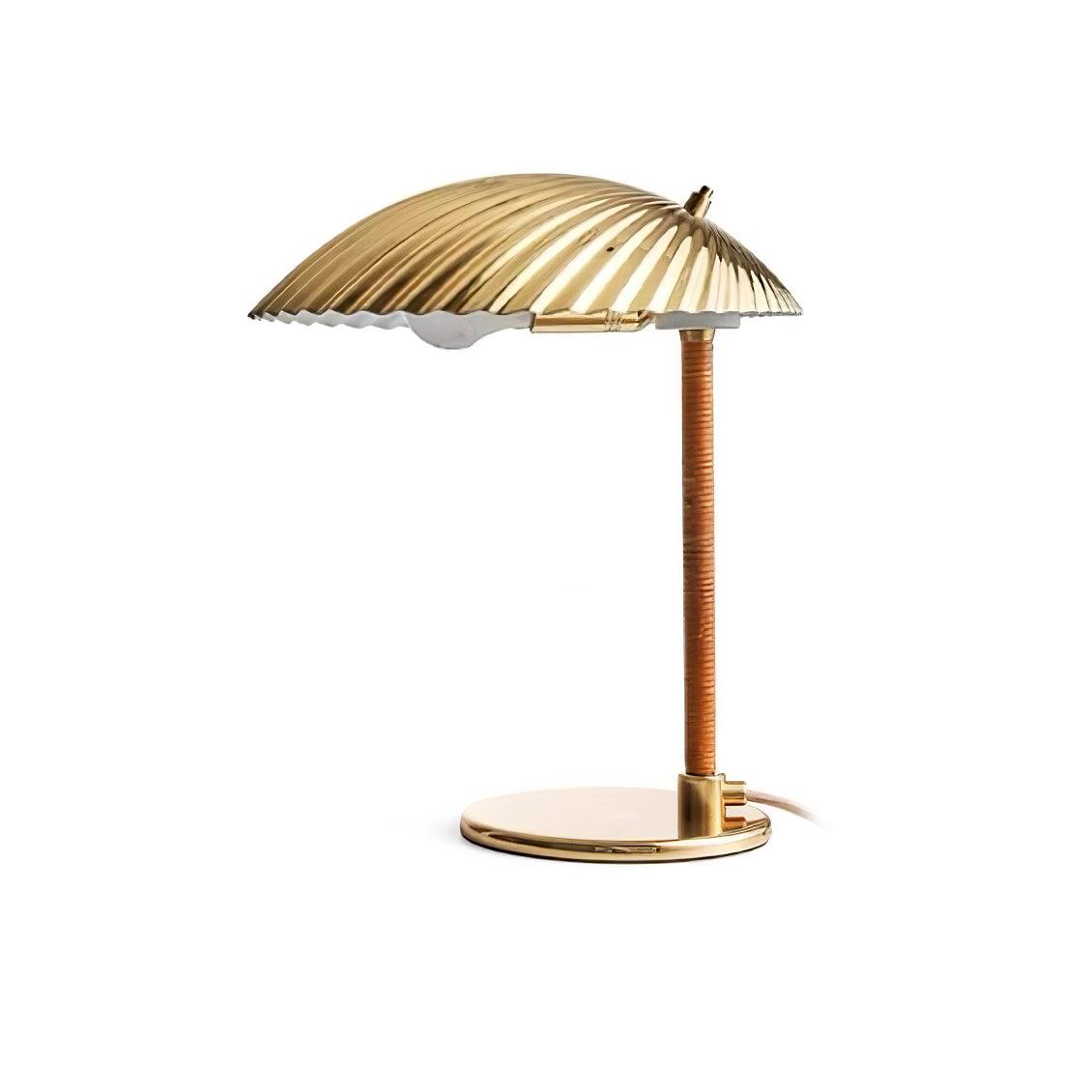 Brass Shell Table Lamp Dia 10.5″ x H 12.8″ / Dia 27.5cm x H 32.5cm / Brass / US Plug Table lamp