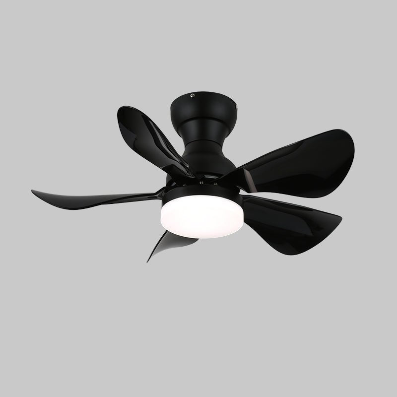 Small Arilia 29’’ Ceiling Fan Light ? 29″ x H 11.8″ / Black / Three-Color Changing Light Ceiling fan light