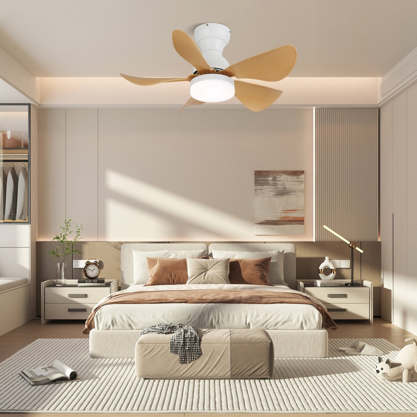 Small Arilia 29’’ Ceiling Fan Light Ceiling fan light