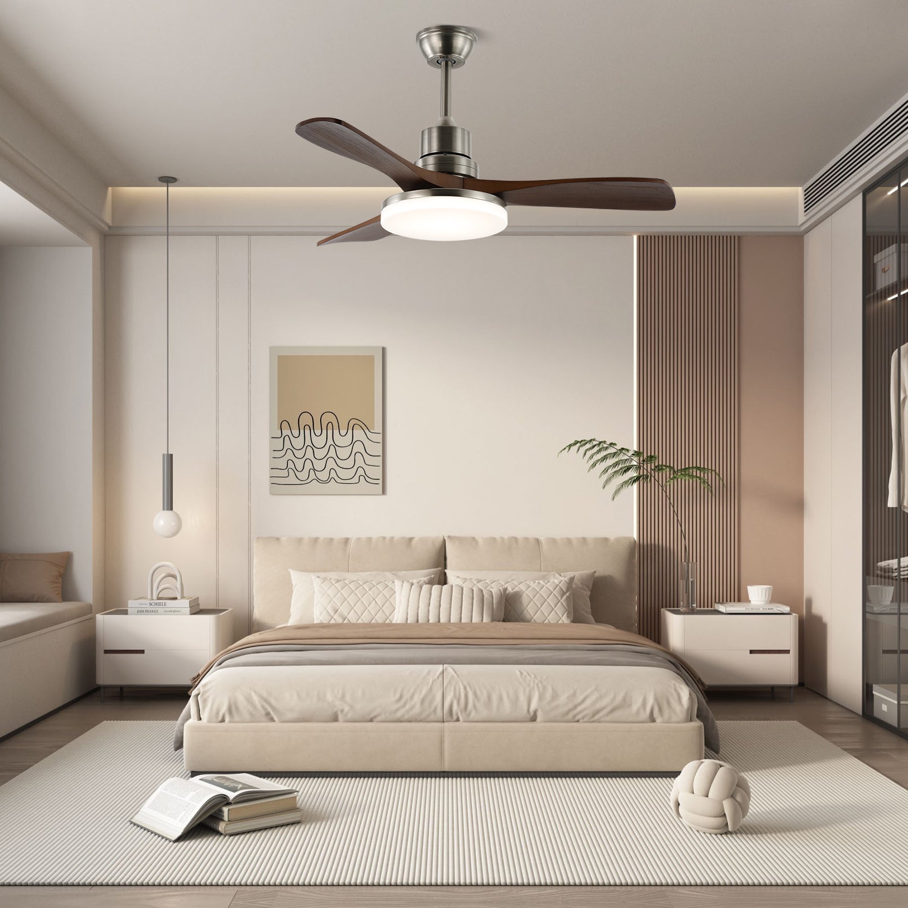 Breeze Master Wooden 48’’/52’’ Ceiling Fan Light Ceiling fan light
