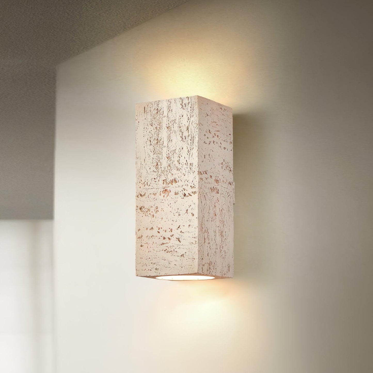 Bricks Wall Lamp Dia 3.9″ x H 9″/ Dia 10cm x H 23cm / White Wall lamp