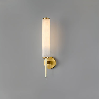 Brindisi Wall Sconce W 4.7″ x H 18.9″ / W 12cm x H 48cm / Brass & White / Warm Light Wall lamp