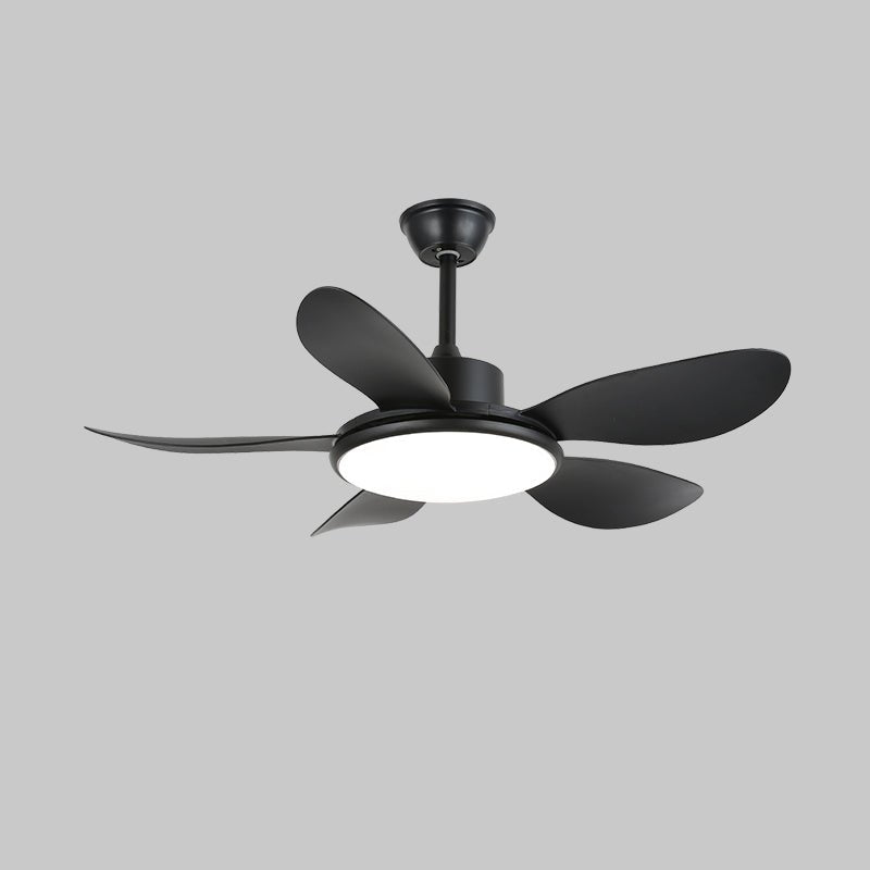 Brinley 48’’/52’’ Ceiling Fan Light Dia 52″ X H 9.8″ / Model A Black / Three-Color Changing Light Ceiling fan light
