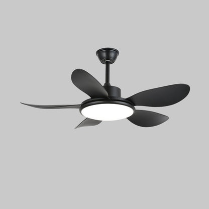 Brinley 48’’/52’’ Ceiling Fan Light Dia 52″ X H 9.8″ / Model A Black / Three-Color Changing Light Ceiling fan light