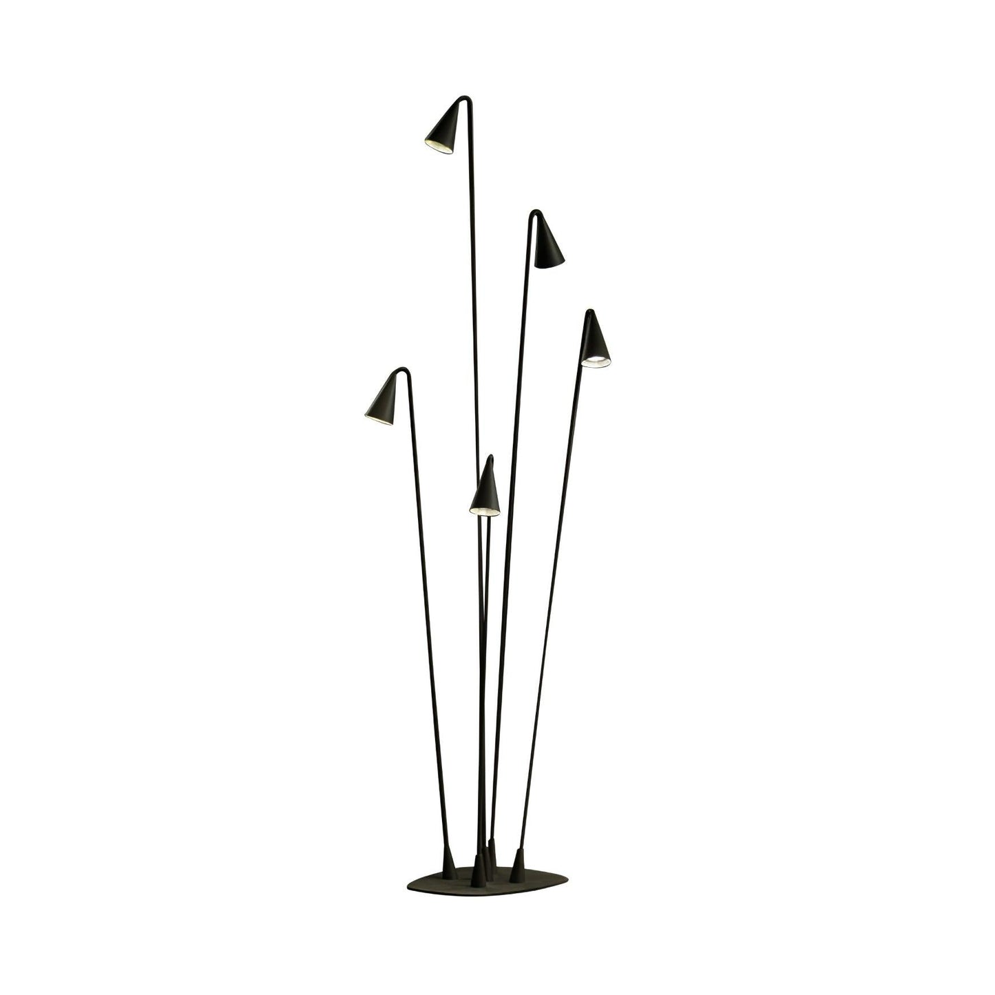 Bellflower Outdoor Floor Lamp Dia 11.8″ x H 39.4″ / Dia 30cm x H 100cm / Black / Warm Light Floor lamp
