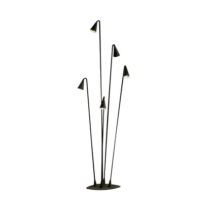 Bellflower Outdoor Floor Lamp Dia 11.8″ x H 39.4″ / Dia 30cm x H 100cm / Black / Warm Light Floor lamp