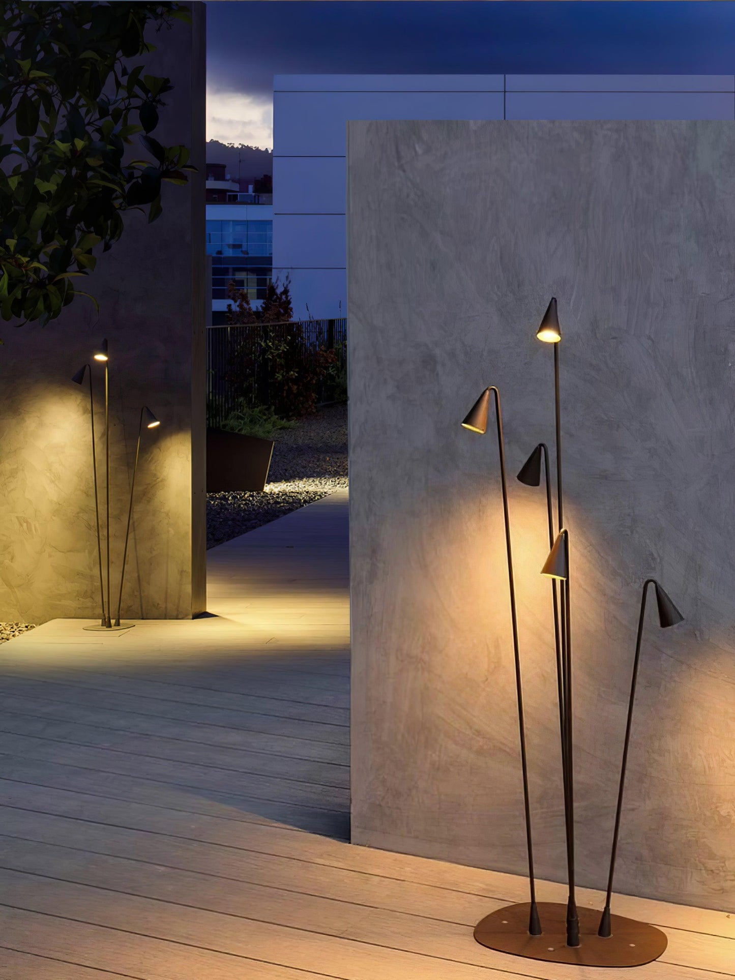 Bellflower Outdoor Floor Lamp Floor lamp