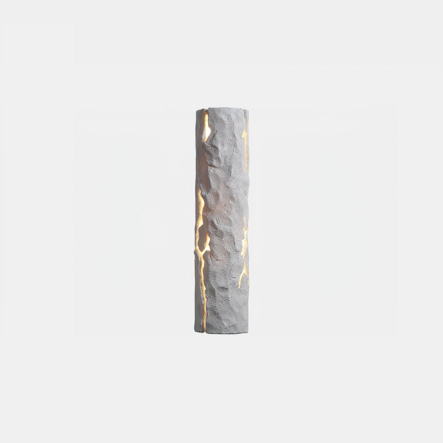 Broken Bark Wall Light Model A: Dia 3.9″ x H 15.6″ / Dia 10cm x H 39.5cm / Warm White Wall lamp