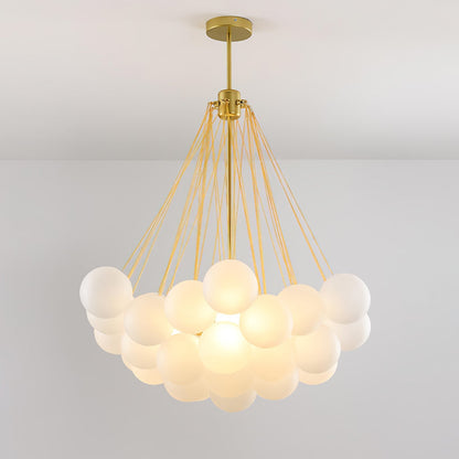 Bubble Chandelier 37heads Dia 31.5″ x H 39.4″ / Dia 80cm x H 100cm / Gold Chandelier