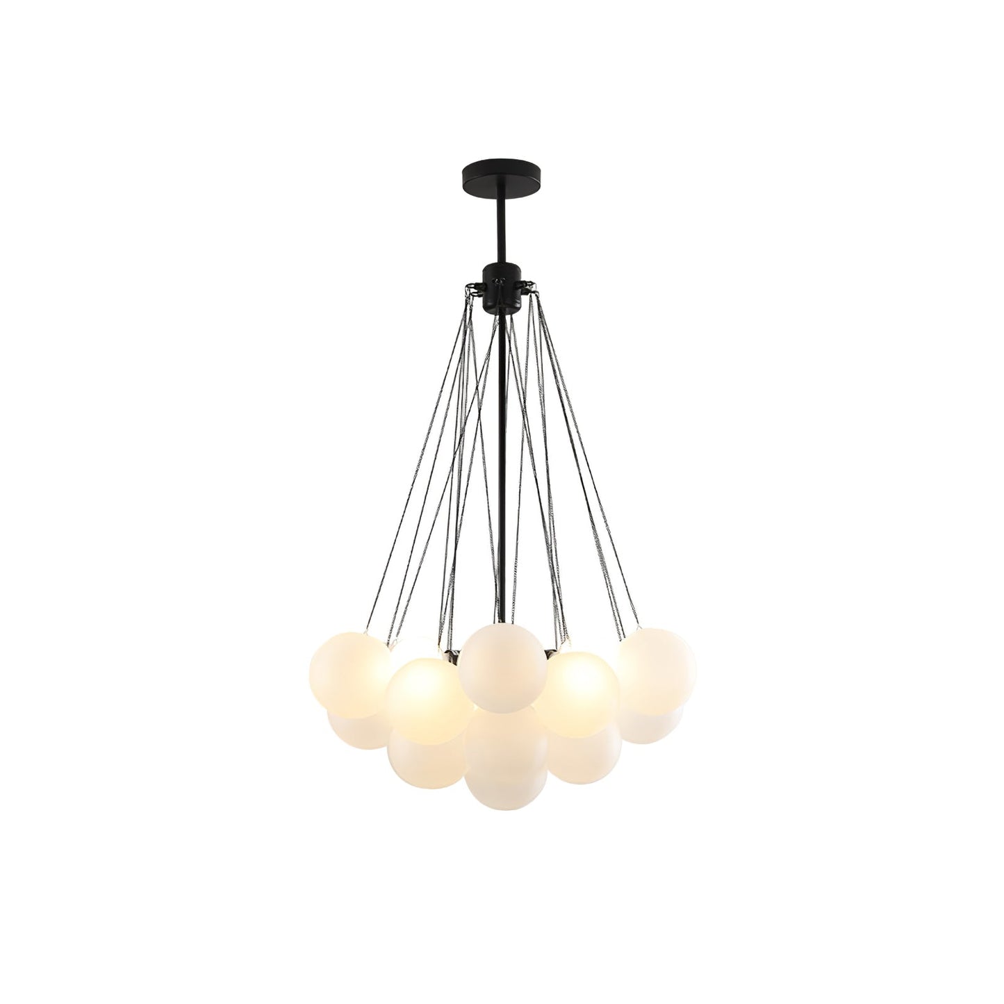 Bubble Chandelier 19heads Dia 15.8″ x H 33.5″ / Dia 40cm x H 85cm / Black Chandelier