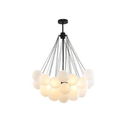Bubble Chandelier 31heads Dia 29.5″ x H 29.5″ / Dia 75cm x H 75cm / Black Chandelier