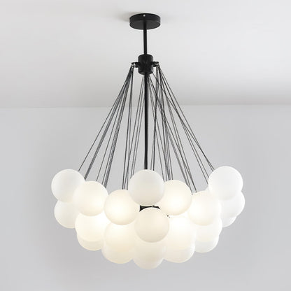 Bubble Chandelier 37heads Dia 31.5″ x H 39.4″ / Dia 80cm x H 100cm / Black Chandelier