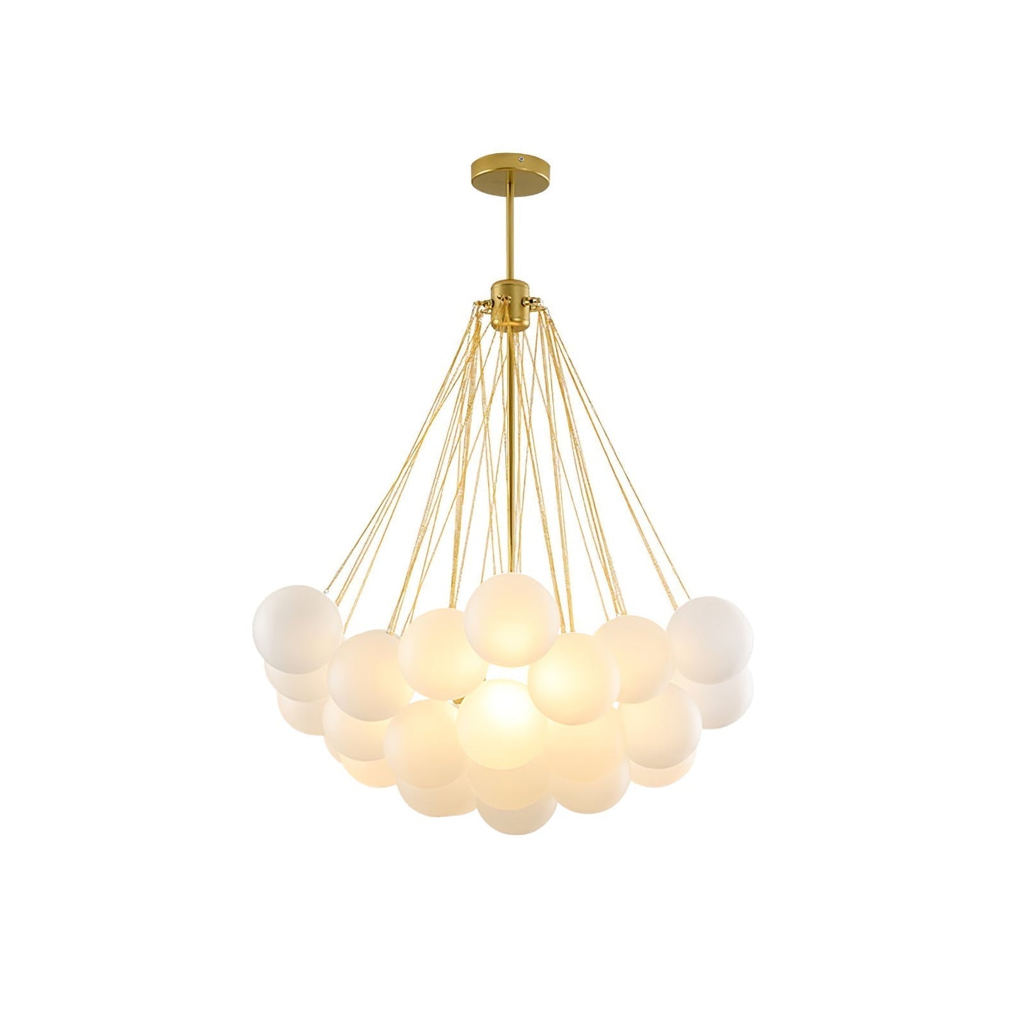 Bubble Chandelier 31heads Dia 29.5″ x H 29.5″ / Dia 75cm x H 75cm / Gold Chandelier